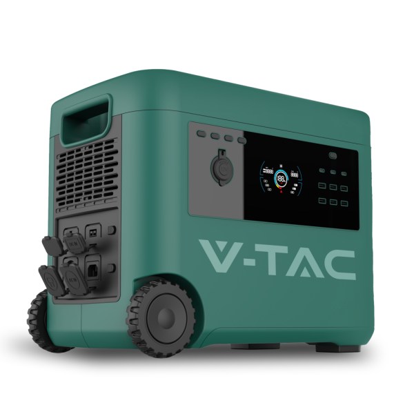 Power Station V-TAC SKU 11445 con Batteria di Accumulo LiFePO4 2016Wh